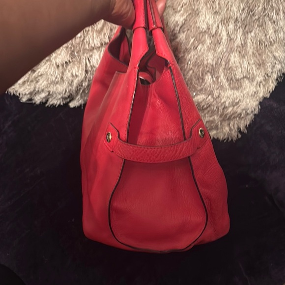 Kate Spade Red Leather Shoulder Bag - Picture 4 of 10
